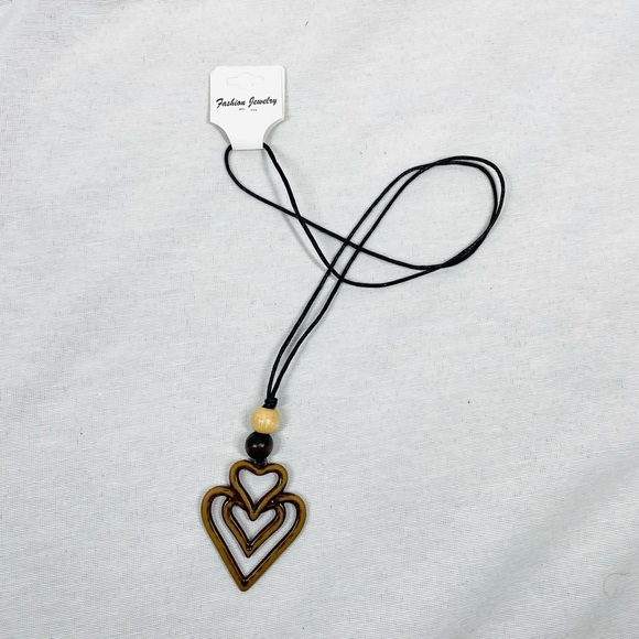 Jewelry - Wooden Pendant Necklace